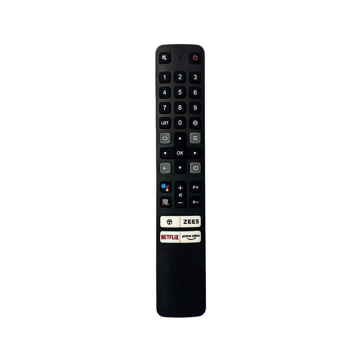 Remote Control For TCL TV with ZEE5 Netflix and Prime Video Hot Keys Replacement of Original TCL Remote for LED Smart 4K Android TV RC901V(Without Voice )