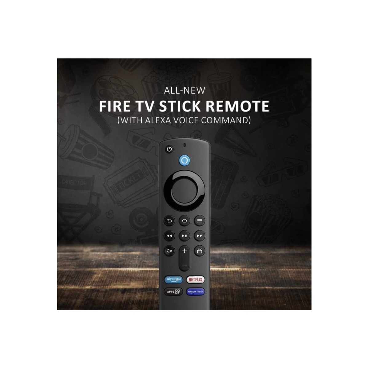 Remote Control For Amazon Fire Stick 3rd Generation With Alexa Function - Image 2