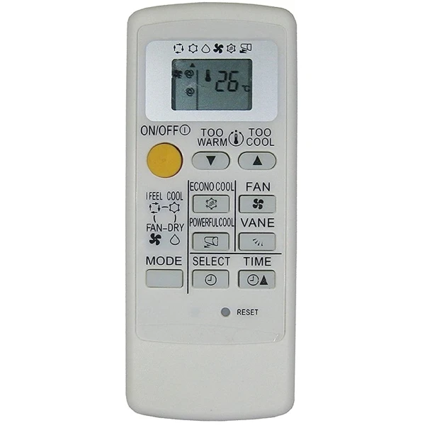 Air Conditioner Remote Control for Mitsubishi Split/Window AC Remote Control (AC-122) (Exactly Same Remote Will Only Work)
