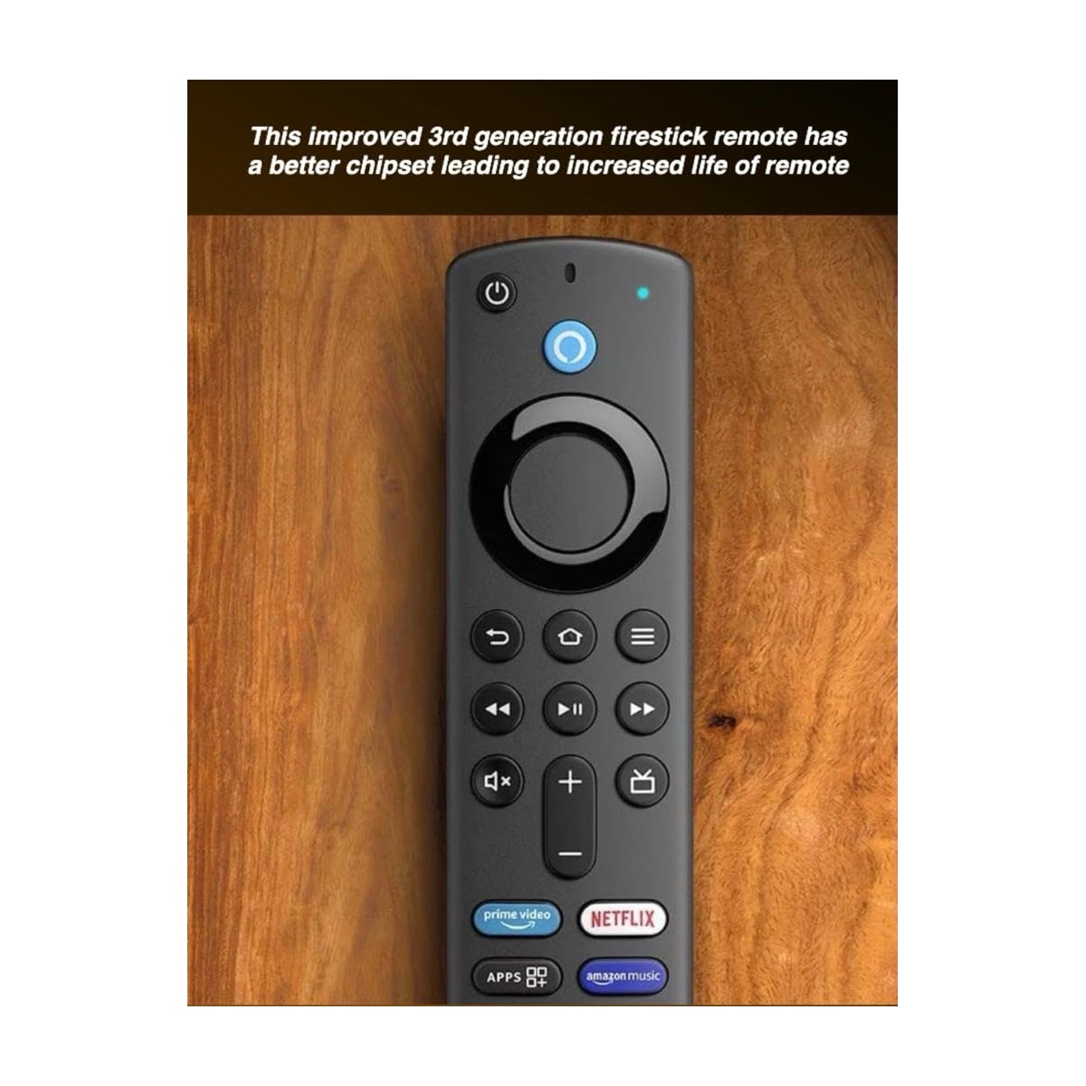 Remote Control For Amazon Fire Stick 3rd Generation With Alexa Function - Image 3