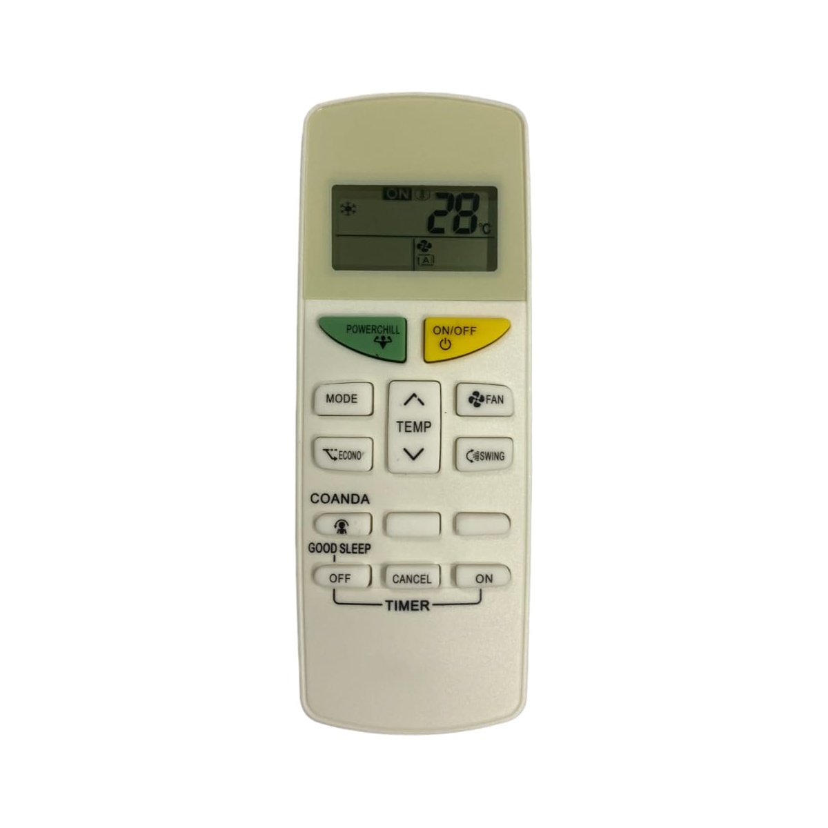 AC Remote No. 132G, Compatible/Replacement for AC Remote Control (Exactly Same Remote Will Only Work)