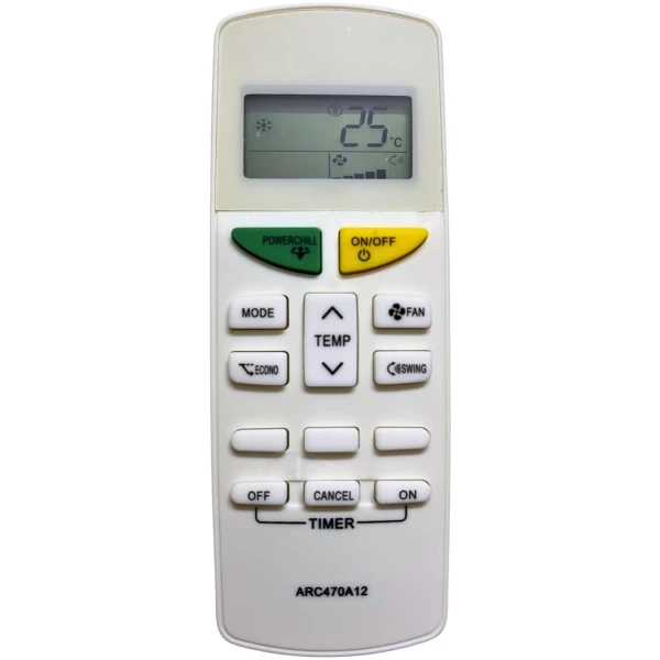 AC Remote No. 132I, Compatible/Replacement for Daikin AC Remote Control (Exactly Same Remote Will Only Work)