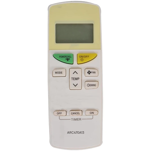 AC Remote No. 132K, Compatible/Replacement for Daikin  AC Remote Control (Exactly Same Remote Will Only Work)