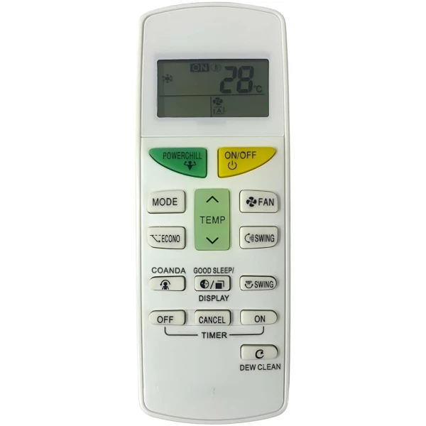 AC Remote No. 132L, Compatible/Replacement for Daikin  AC Remote Control (Exactly Same Remote Will Only Work)