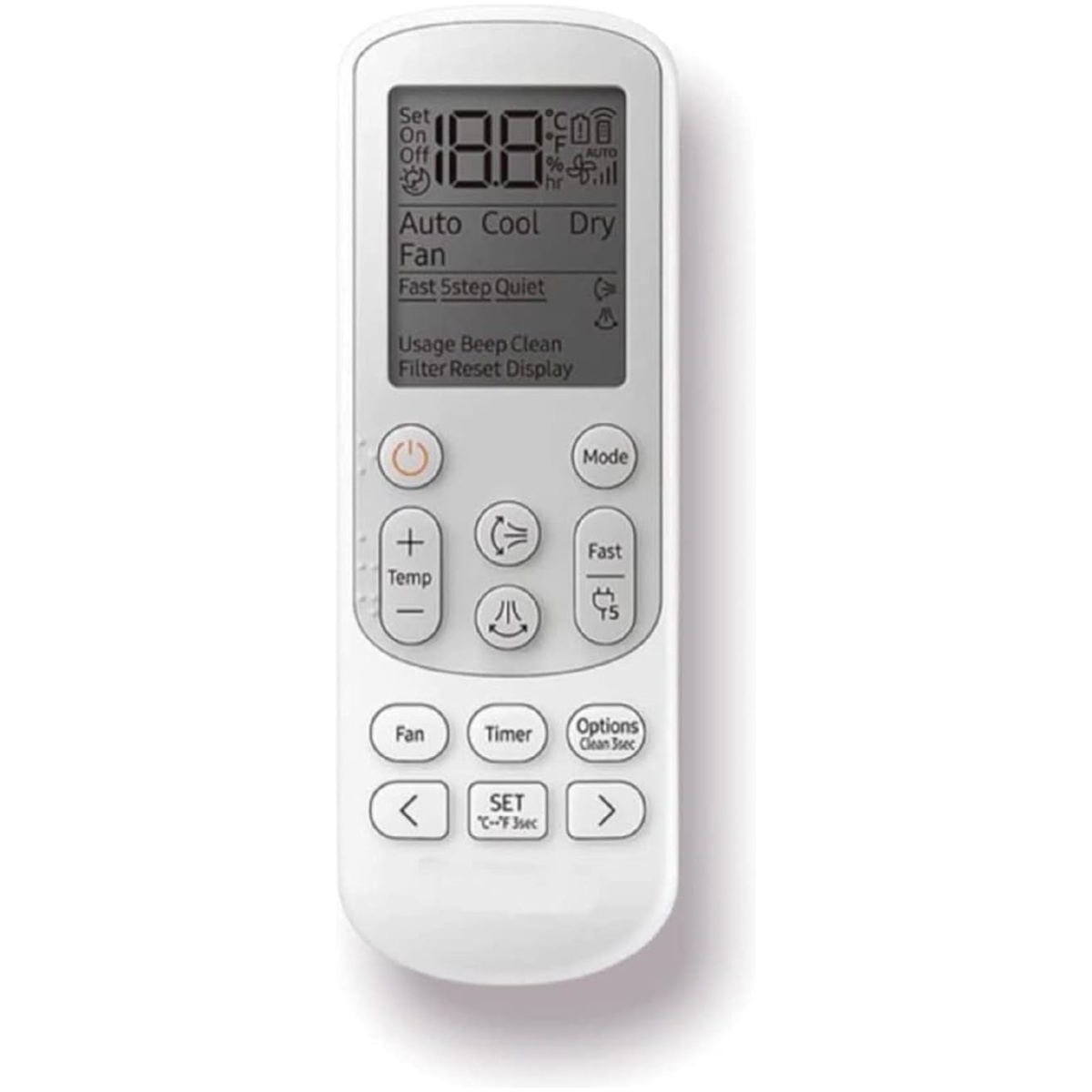 Remote Control No.144B Compatible For Samsung Split/Window AC Remote
