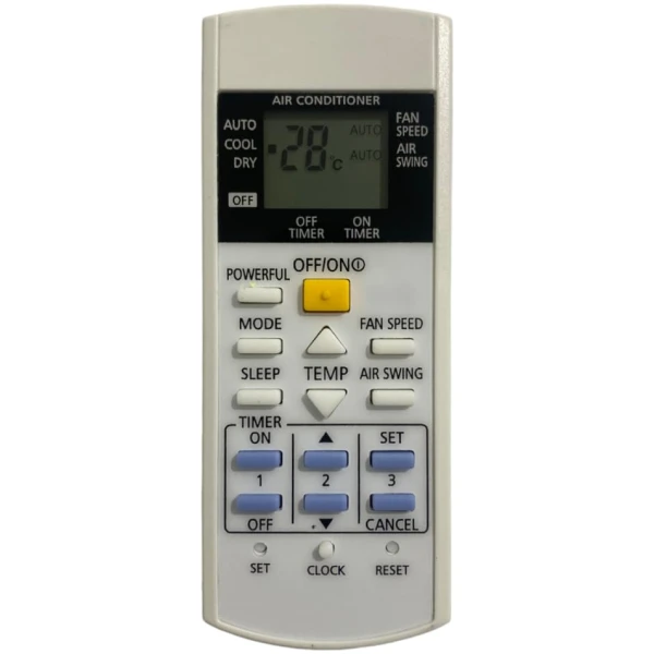 AC Remote No. 29C, Compatible/Replacement for Panasonic AC Remote Control