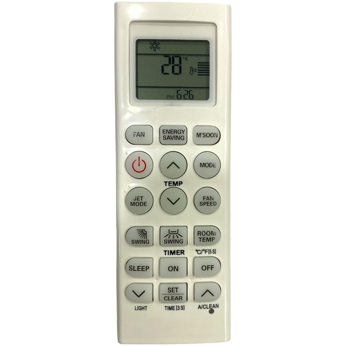 AC Remote No. 36G, Compatible/Replacement for LG AC Remote Control
