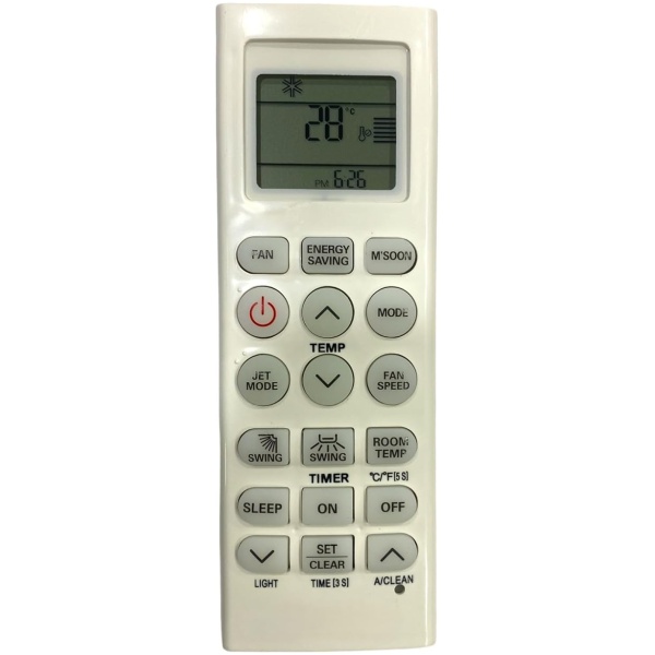 AC Remote No. 36G, Compatible/Replacement for LG AC Remote Control