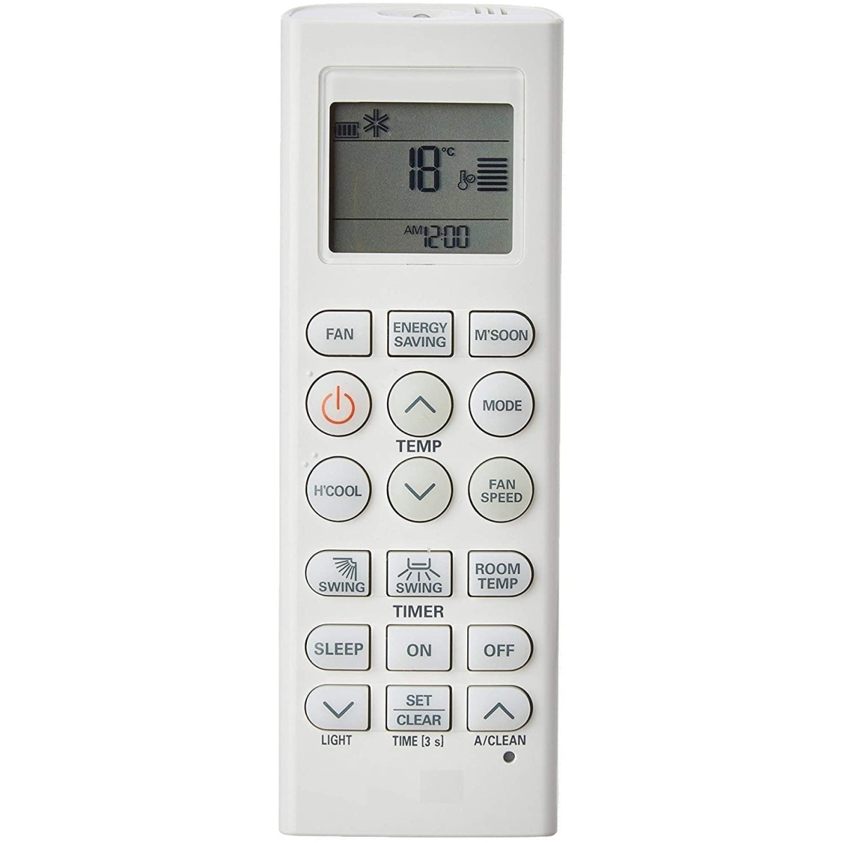 Air Conditioner Remote Compatible for LG Split AC Remote Control [ Compatible for Lg Ac Remote ] [ AC-36I ]