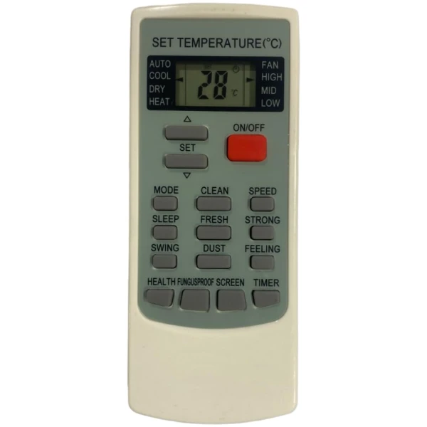 AC Remote No. 45, Compatible/Replacement for Voltas AC Remote Control