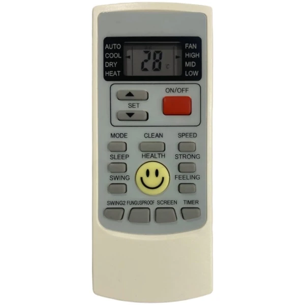 AC Remote No. 45A, Compatible/Replacement for Voltas AC Remote Control