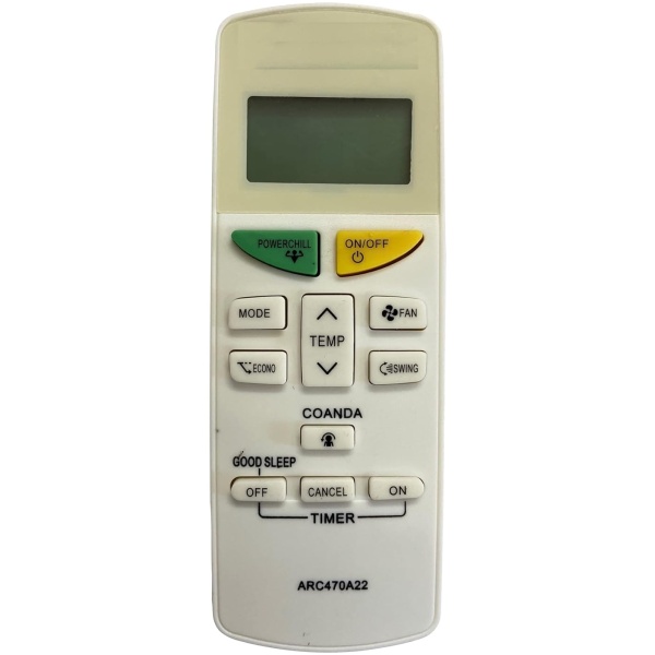 Air Conditioner Remote Control Compatible for Daikin Split/Window AC Remote(AC132B)