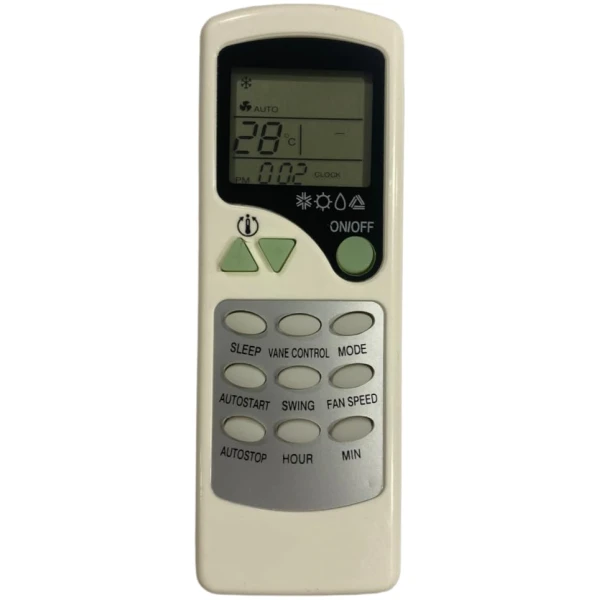 AC Remote No. 7A, Compatible/Replacement for Videocon/Carrier  AC Remote Control
