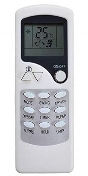 AC Remote No. 7B, Compatible/Replacement for Voltas/Llyod/Onida AC Remote Control