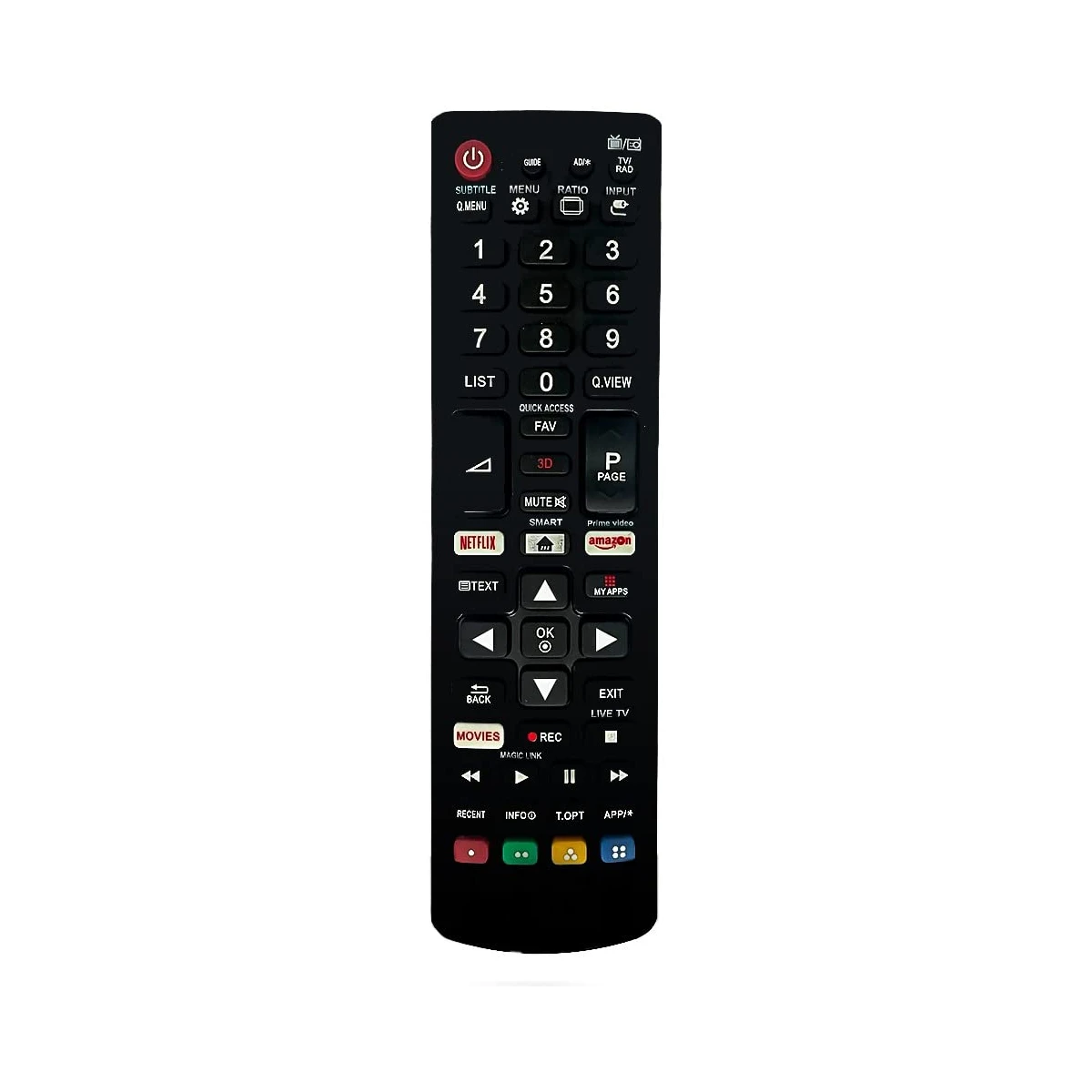 Remote Control Compatible For LG Smart Tv (Without Voice Function) ( Match Remote Exactly with Old remotes)