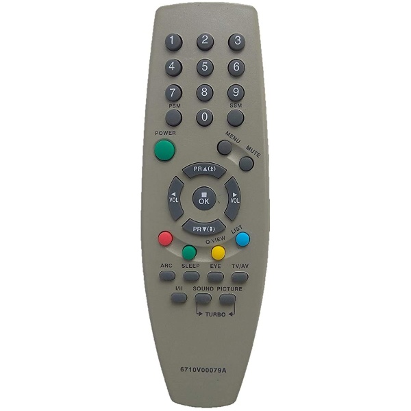 Remote Compatible for LG CRT TV Remote Control Model No :- 6710V00079A (Please Match The Image with Your Old Remote)