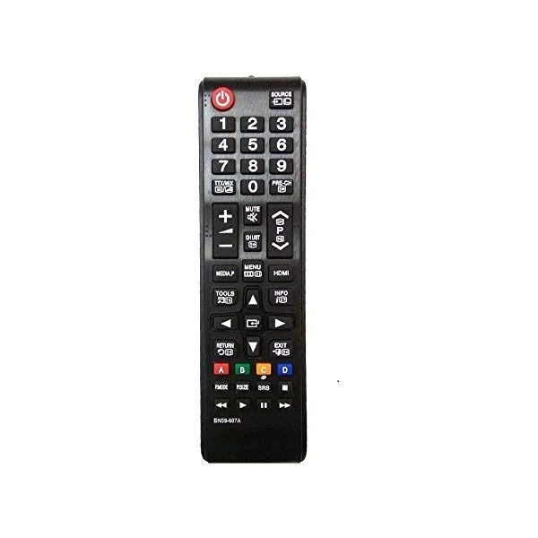 Remote Control Compatible For Samsung& Micromax Smart Tv (Without Voice Function) ( Match Remote Exactly with Old remotes)