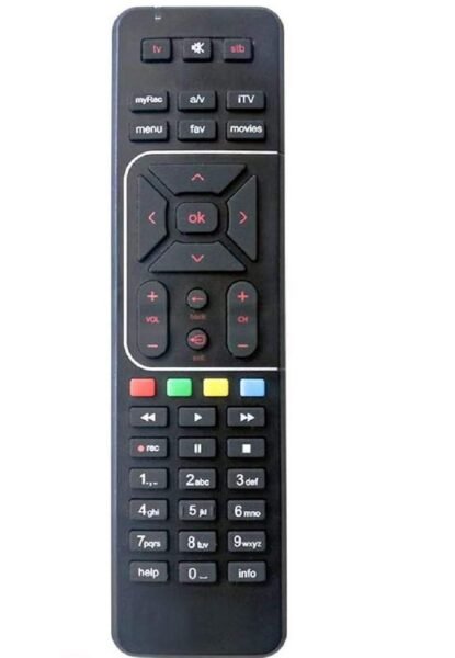 Airtel DigitalTV DTH Television, Setup Box Remote Compatible for SD and HD Recording (Black)