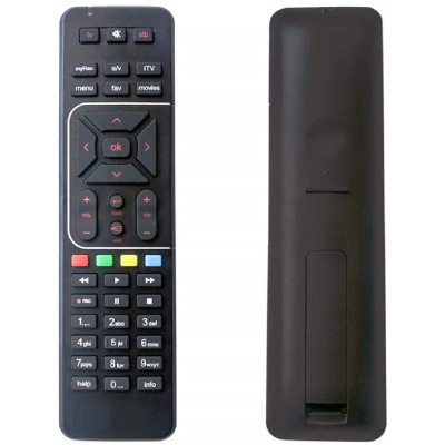 Airtel DigitalTV DTH Television, Setup Box Remote Compatible for SD and HD Recording (Black) - Image 2
