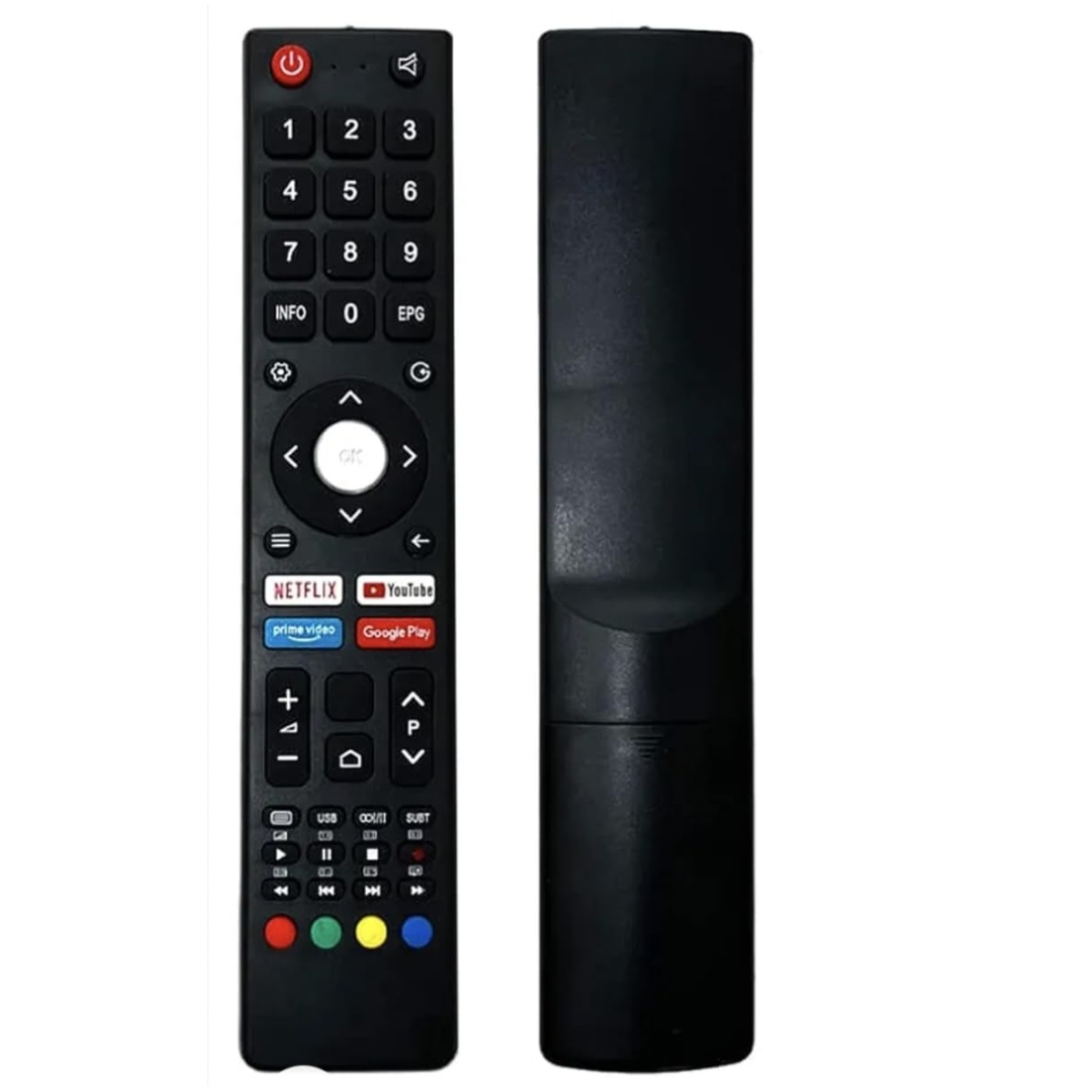 Remote Compatible for BPL/VU/MOTOROLA/ITEL/NOKIA Tv Remote Control with Smart Android 4k LED UHD HD Television with OTT Hotkeys without Voice Function - Image 3
