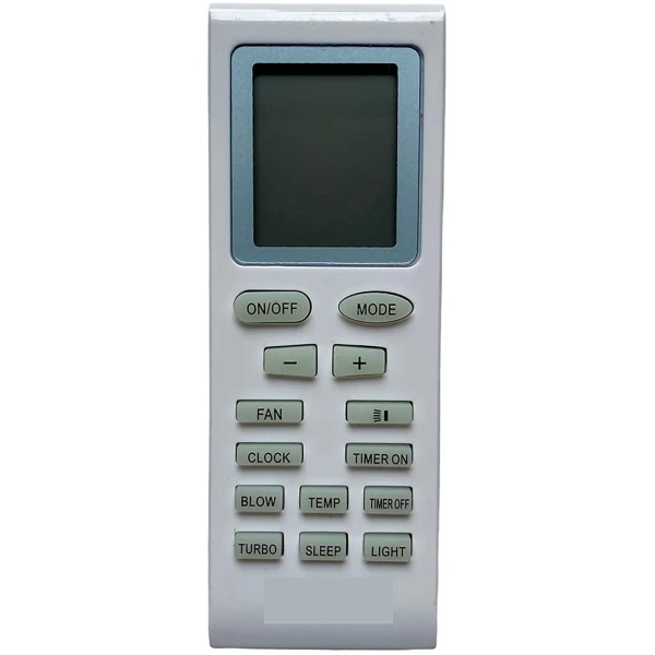 AC Remote No. 18A, for Voltas/Onida/Godrej/Electrolux/GREE AC Remote Control (Exactly Same Remote Will Only Work), White