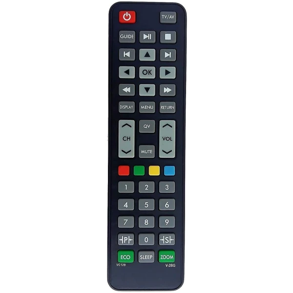 Remote Control for Videocon 2BG Model LCD LED Model TV VIDEOCON, sansui Remote Controller (Black)