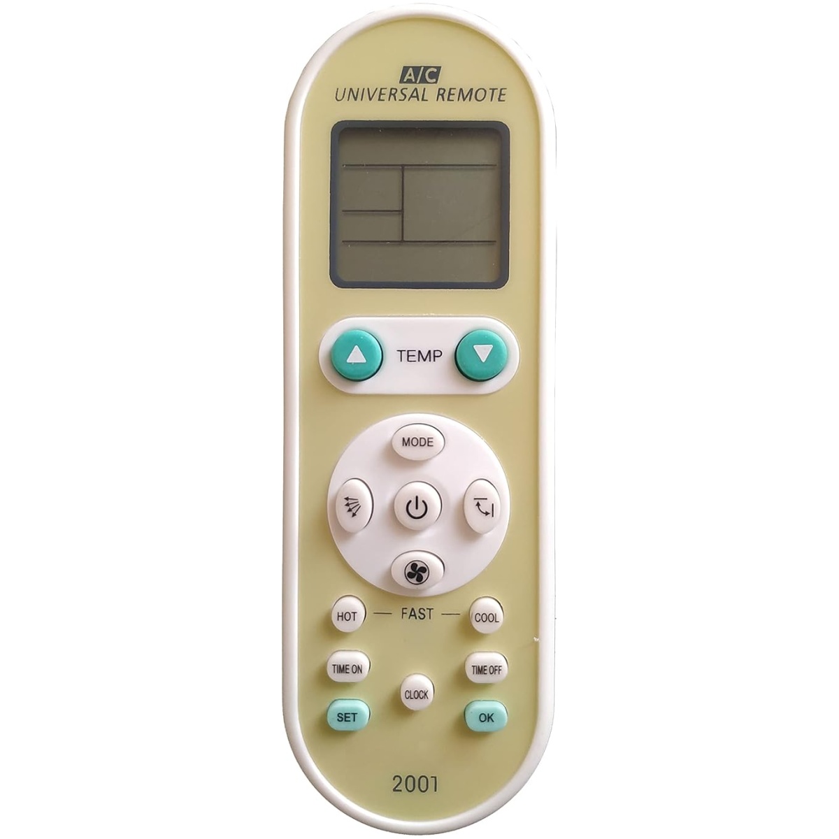 2001 in 1 Universal AC Remote (Works with All Most All AC)