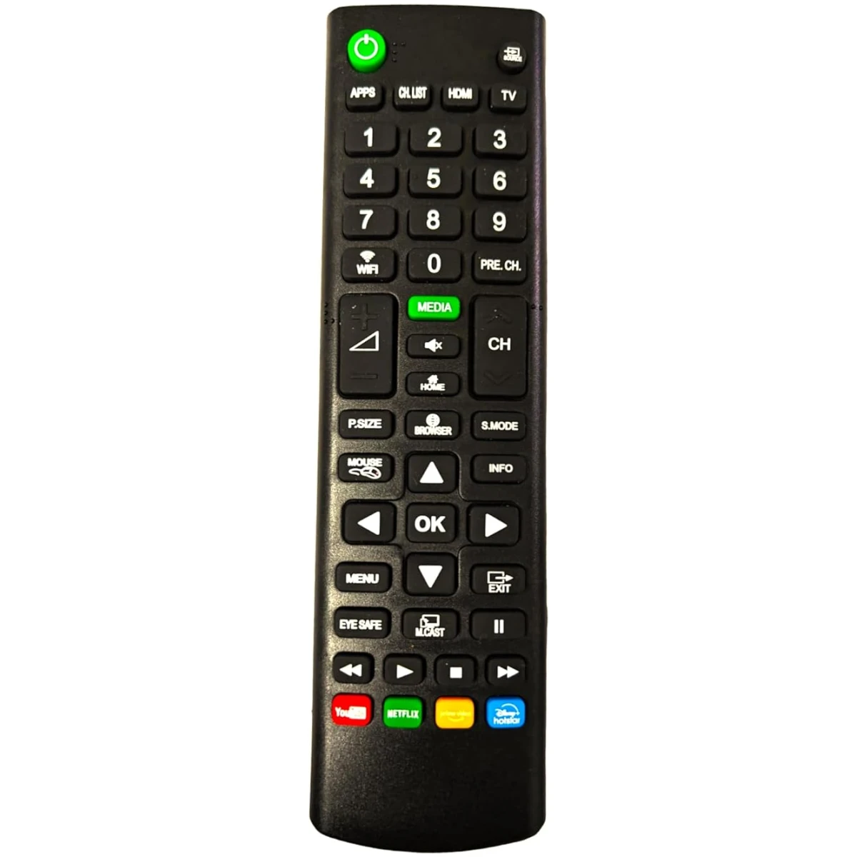 Compatible Remote Control for Crown/Murphy Smart LED LCD TV with WiFi Function(Without Voice Function)