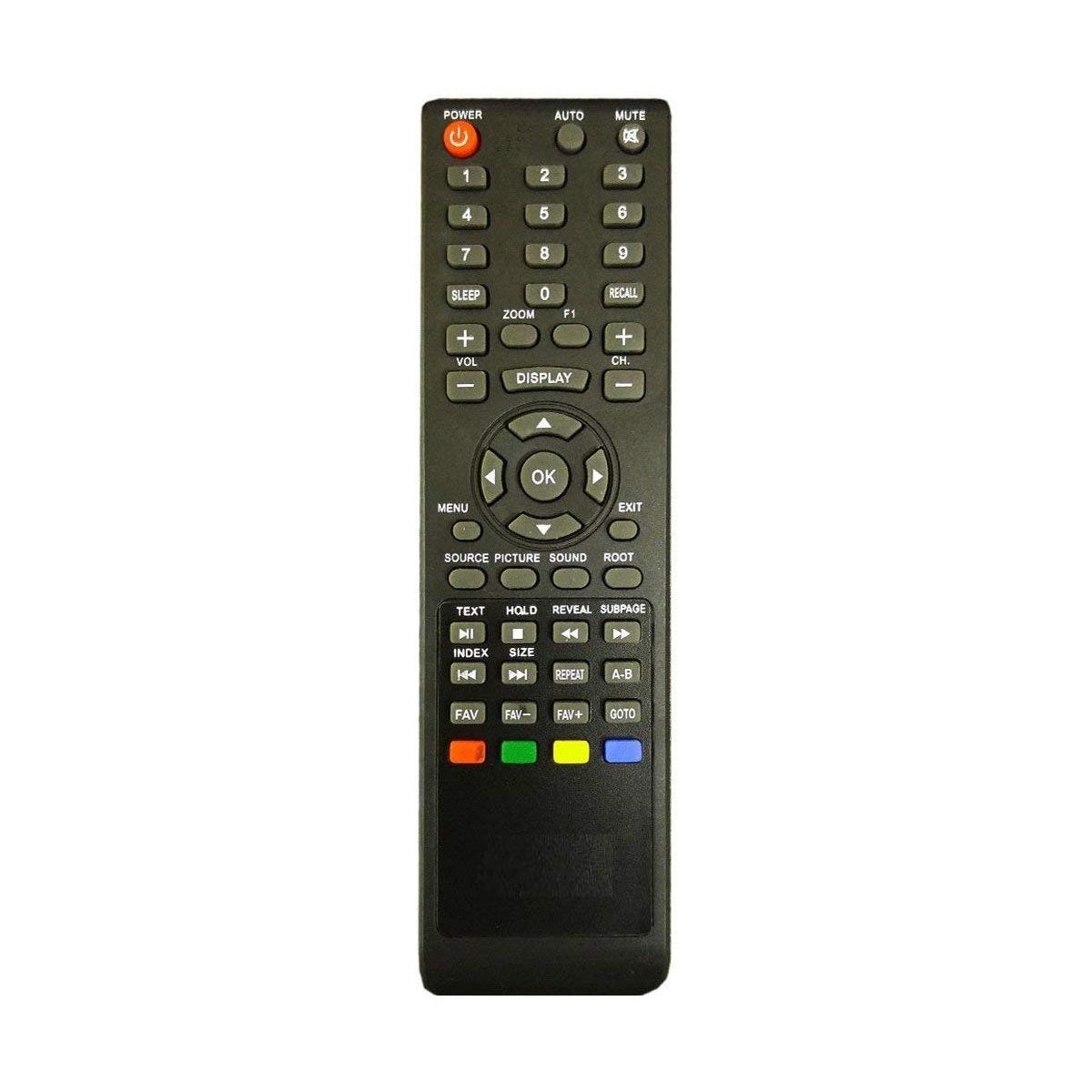 Compatible Remote fit for BPL/LLYOD/GENUS/VU HD LED LCD TV