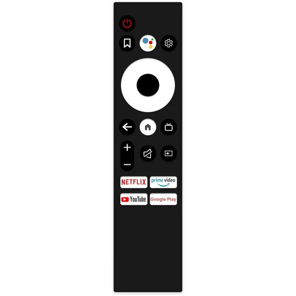 Kodak/Thomsan/Sansui/Karbonn/Croma/Haier Smart Tv Remote – with Voice - Hot Keys Netflix, Prime Video, YouTube and Google Play Use for LCD LED OLED QLED UHD 4K Android TVs (Pairing Must) (with Pairing)