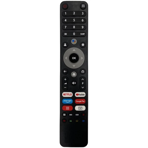 Impex Remote for Smart Android TV Remote Control with (Google Assistant Function)(Pairing Requried)