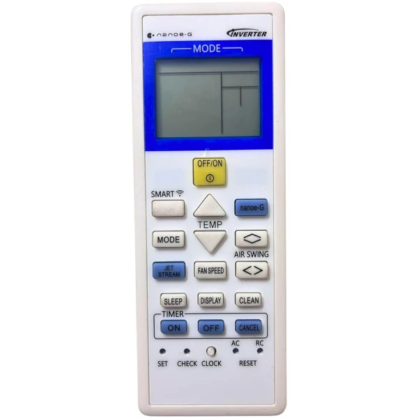 AC Remote No. 157C, Compatible/Replacement for Panasonic & Panasonic Inverter AC Remote Control