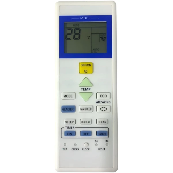 AC Remote No. 157D, Compatible/Replacement for Sanyo & Sanyo Inverter AC Remote Control