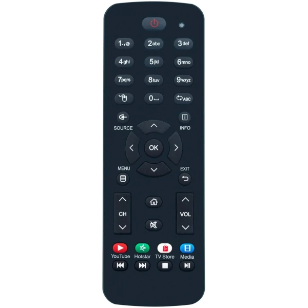 Remote For Vu Smart TV Remote Control (Without Voice Remote)