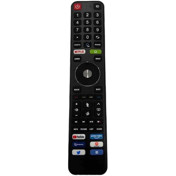 Remote Control Compatible for Wiscon/Toshiba and Sony Smart LED TV (No Voice & Google Assistant Functions)