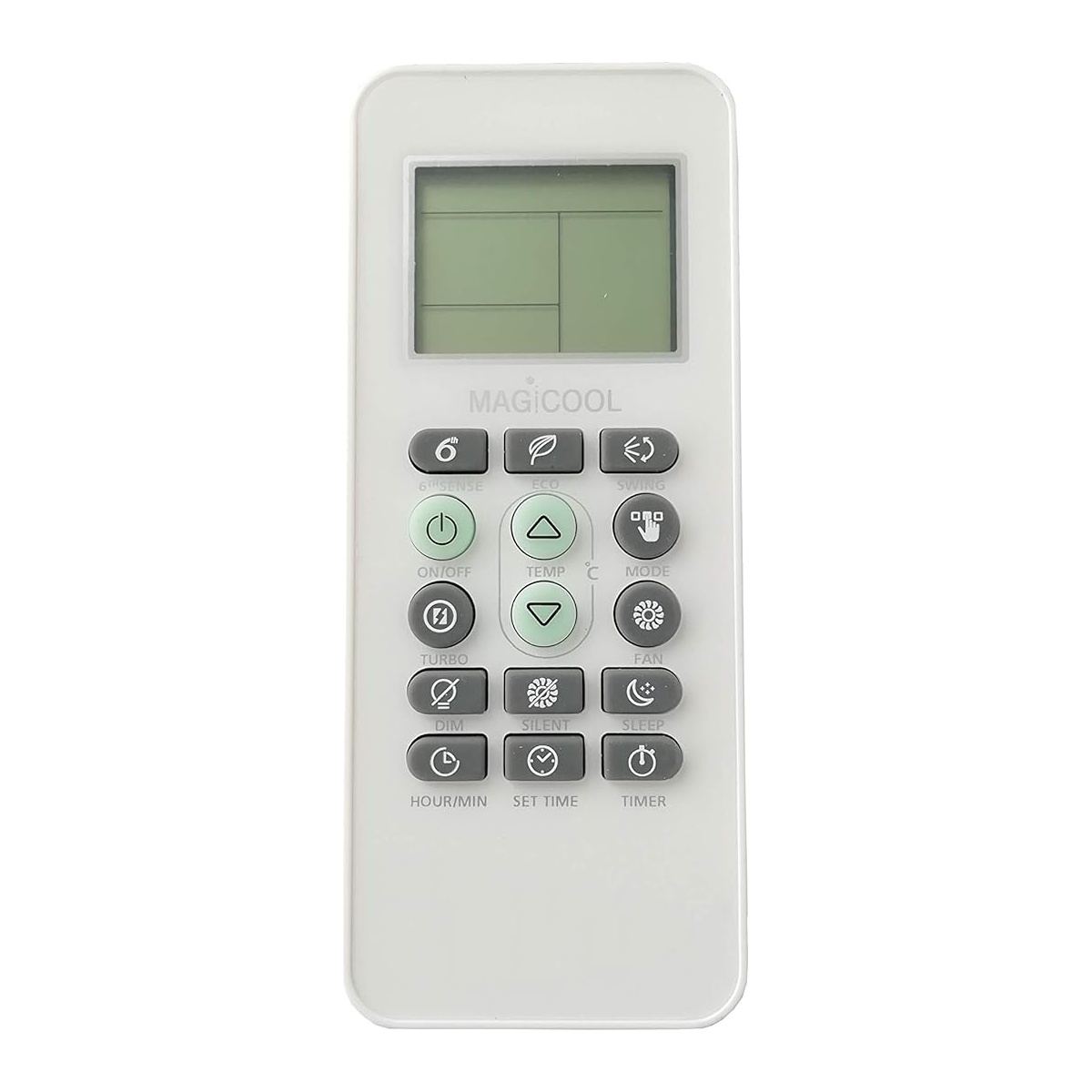 AC Remote No. 173 (No Backlight), Compatible/Replacement for Whirlpool Magicool AC Remote Control