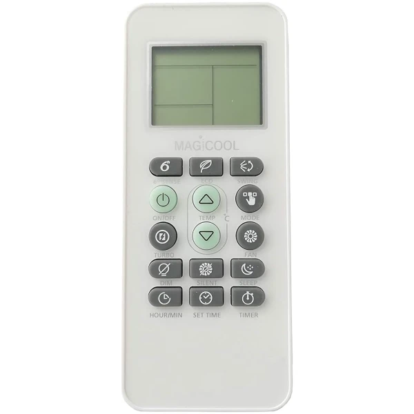 AC Remote No. 173 (No Backlight), Compatible/Replacement for Whirlpool Magicool AC Remote Control