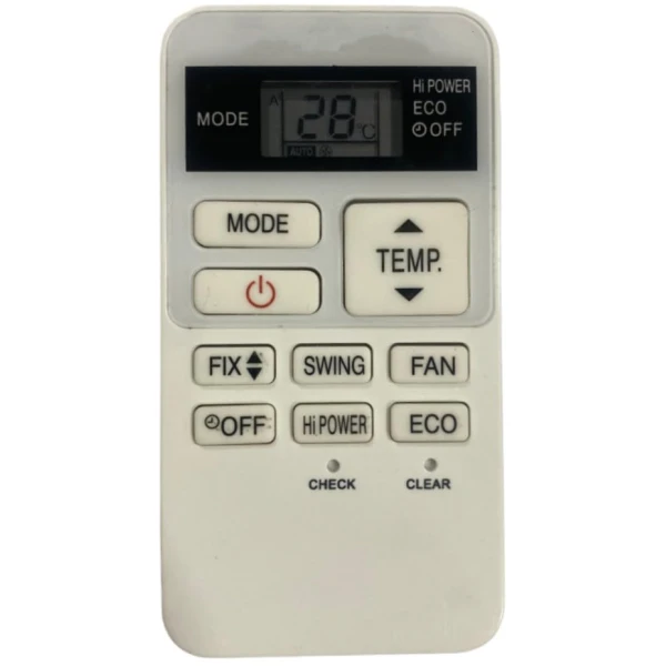 AC Remote No. 178 (No Backlight), Compatible/Replacement for Toshiba AC Remote Control