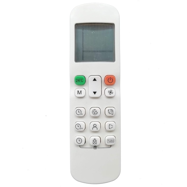AC Remote No. 183 (No Backlight), Compatible/Replacement for Koryo AC Remote Control