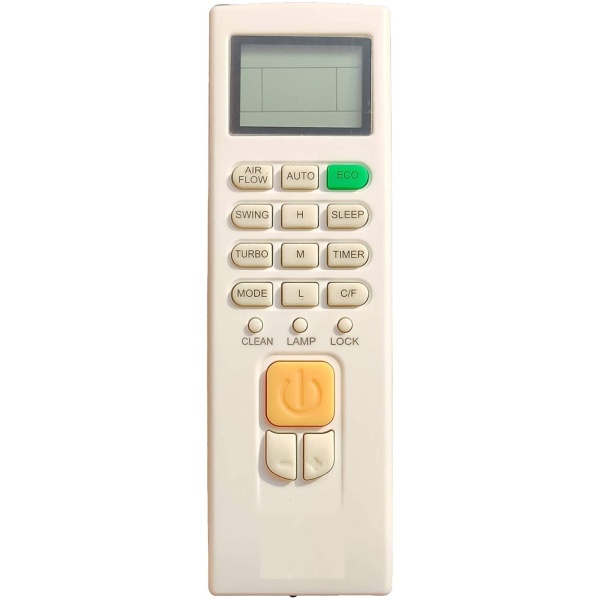 AC Remote No. 184C (No Backlight), Compatible/Replacement for Ibell/Cruise/Vise/Gree AC Remote Control