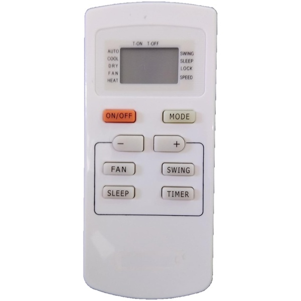 AC Remote No. 189 (No Backlight), Compatible/Replacement for Bluestar/Gree/Cruise AC Remote Control