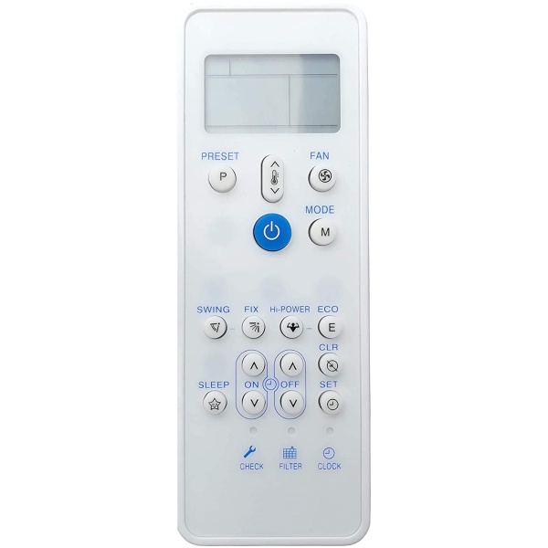 AC Remote No. 212 (No Backlight), Compatible/Replacement for Carrier AC Remote