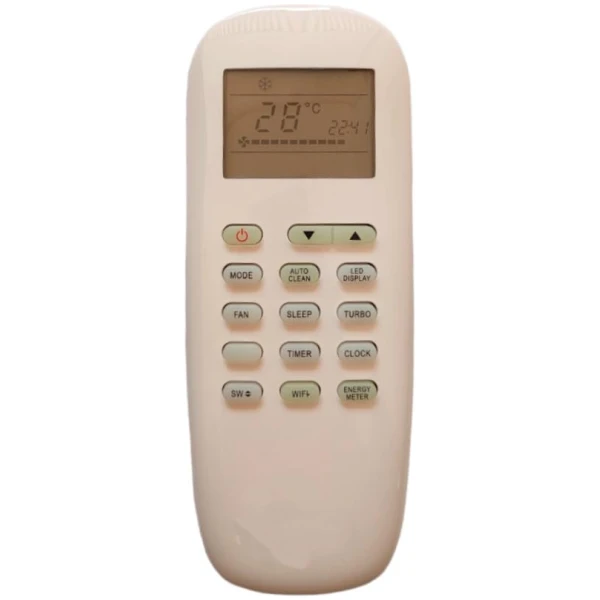 AC Remote No. 215 (No Backlight), Compatible/Replacement for Videocon AC Remote