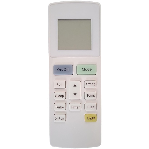 AC Remote No. 222A (No Backlight), Compatible/Replacement for Onida AC Remote