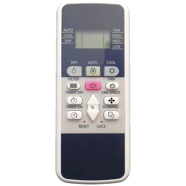 AC Remote No. 220A (No Backlight), Compatible/Replacement for Hitachi AC Remote