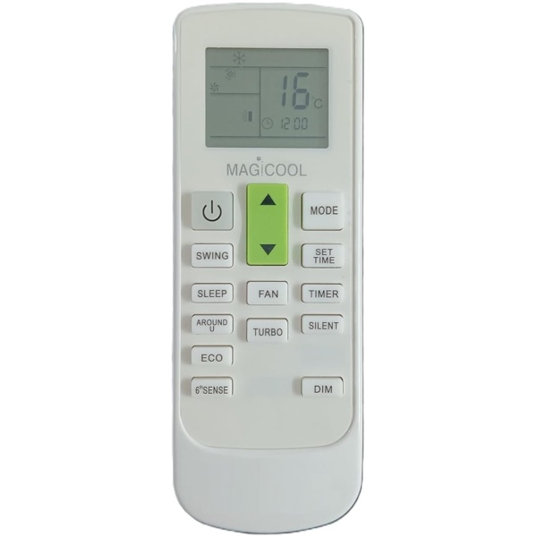 AC Remote No. 225 (No Backlight), Compatible/Replacement for Whirlpool AC Remote
