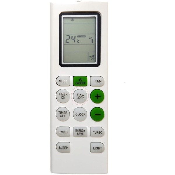 AC Remote No. 226A (No Backlight), Compatible/Replacement for Bluestar AC Remote