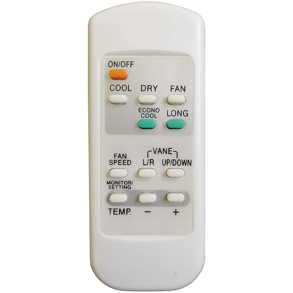 AC Remote No. 228 (No Backlight), Compatible/Replacement for Mitsubishi AC Remote