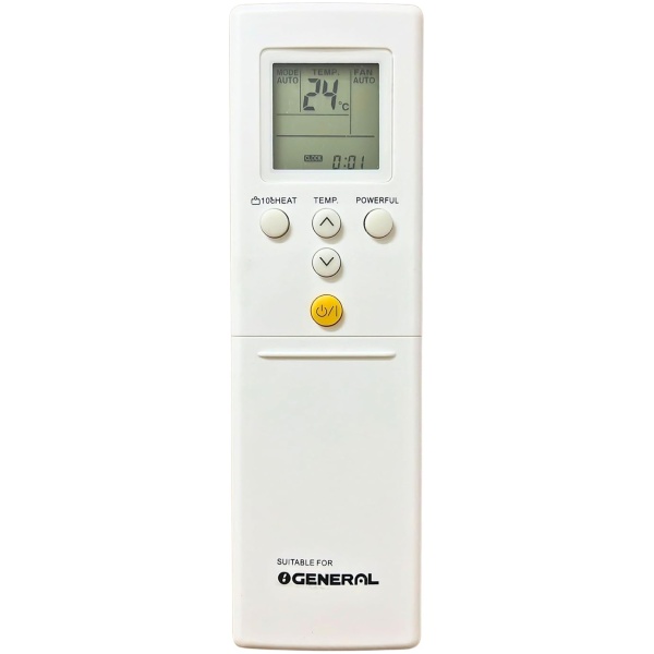 AC Remote No. 232 (No Backlight), Compatible/Replacement for O general AC Remote