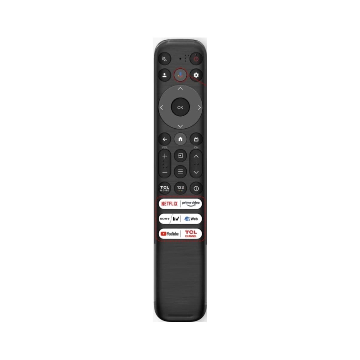 TCL Smart TV Remote Control Original With Voice Function RC902V